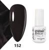 GELPOLISH Nail Art Set: Base, Top Coat, Transparent & White Gel Polishes