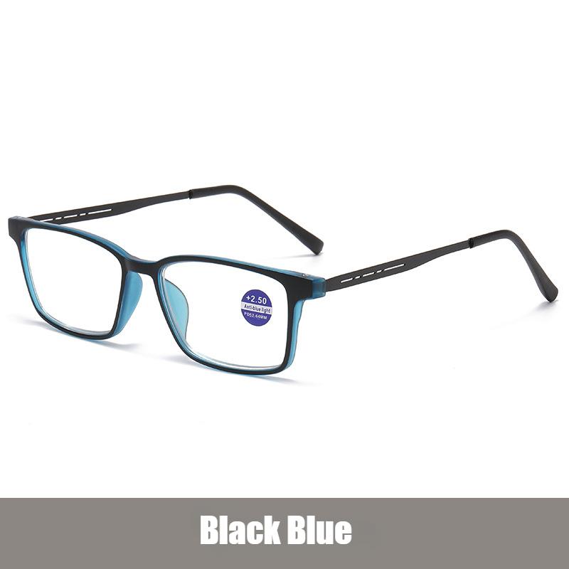 

Новые квадратные деловые очки для чтения с блокировкой синего света и защитой глаз. Ультралегкие и нейтральные пресбиопические очки. +400
