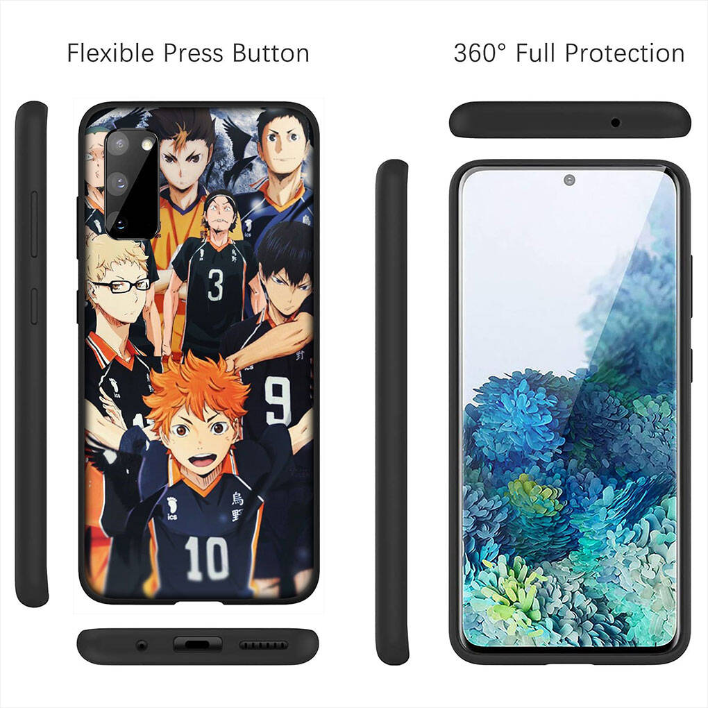for Motorola Moto Edge 70 60 50 G54 G86 Samsung Galaxy S25 iPhone 17 16 15 Xiaomi Redmi Note 14 Pro Max Phone Case Lovely Hinata Shoyo Haikyuu Cover