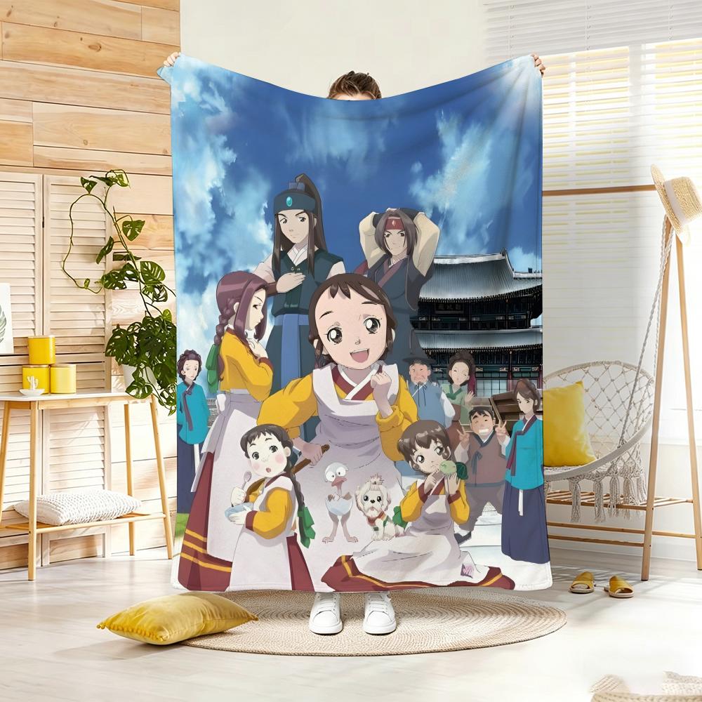 Anime Popula J-Janggeum S Dre-A Throw Lightweight 240G Flannel Blanket Soft Skin-Friendly For Summer Cooling