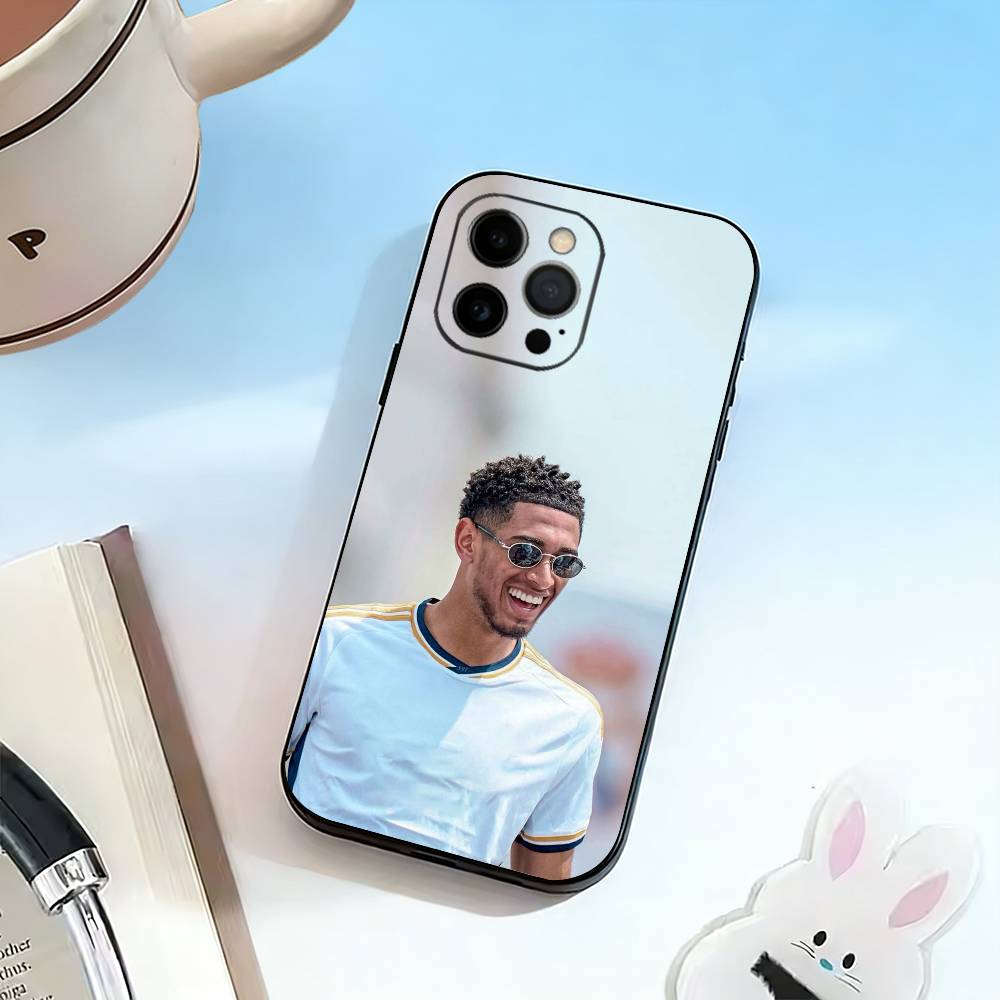 J-Jude J-Bellingham Phone Case For iPhone 17, 16,15,14,13,12,11 Plus,Pro Max, Others Soft Black Cover