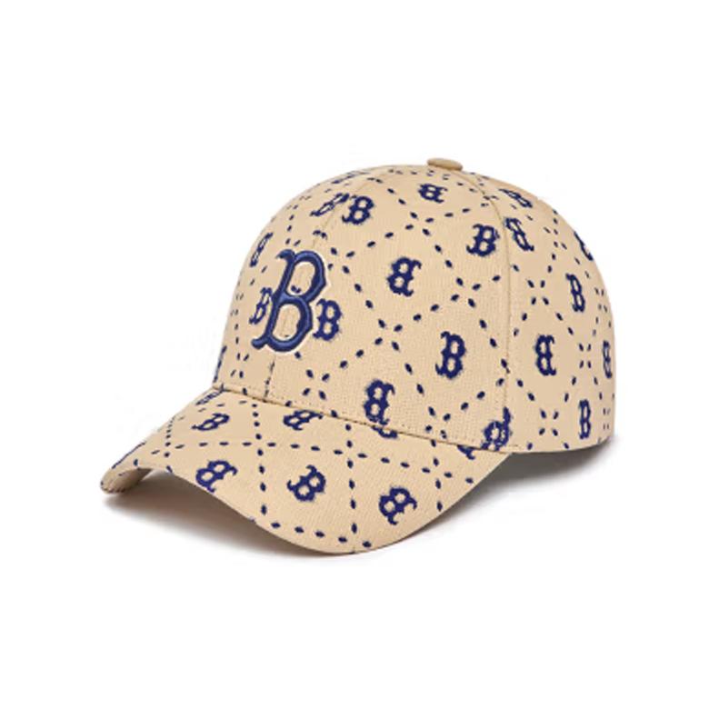 MLB Полиэстер, Хлопок Бейсболки Унисекс Бежевые Модные 3ACPM023N F бежевый