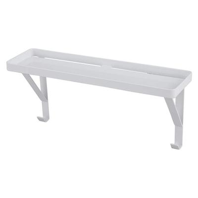 Yamazaki Tower Towel Rack, White, Approx. W33 X D9 X H15cm, Bath Rack, Simply Inserts Into Towel Bar, Includes Hooks, 3291