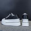 Vulcanized Shoes for Women 2025 Autumn New Interior Height Increasing Sneakers for Womenthick Soled Sponge Cake Casual Shoes