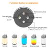 AMZ LED Night Lamp Brightness Adjustable Memory Function Fingertip Control Symphony Mode Rechargeable RGB Color Change Night Light Hanging Lantern