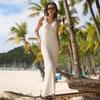 Suspender knitted dress European and American summer new wide shoulder inner long dress slim knitted dress