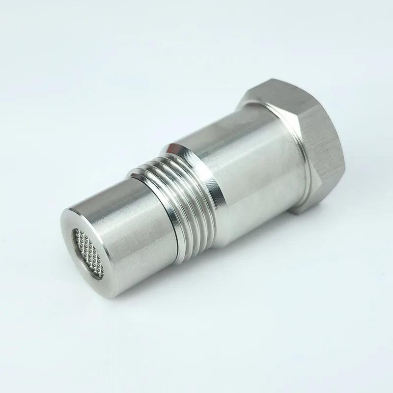 1/2Pcs Extension Filter Oxygen Sensor Connector Extender Spacer Internal Thread M18*1.5 Stainless Steel Adapter Car Parts
