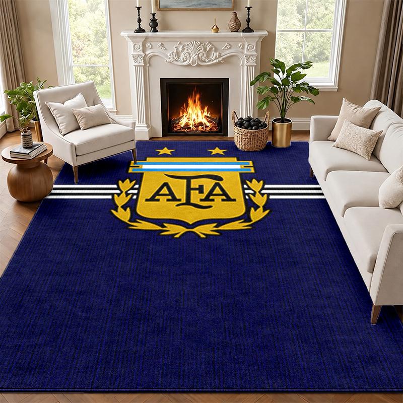 Argentina national team Carpet Door Mat for Living Room or Bedroom Protective Mat Under Chair Office Decoration Christmas Gift Birthday Present