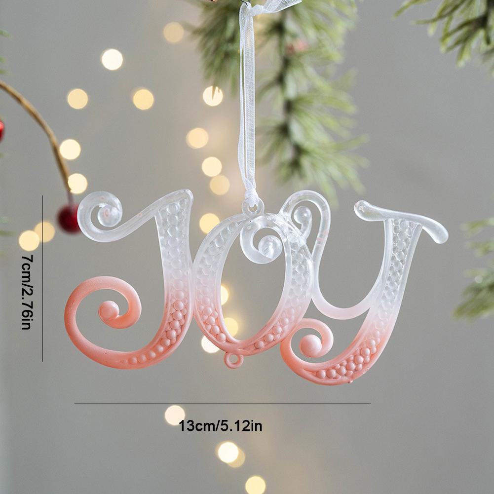 

2025 Christmas Tree Pendants Snowflake White Pink Crown Hanging Ornament New Year Navidad Party Window Wall Home Room Decor