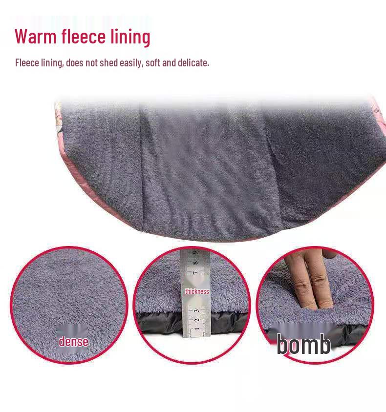 Coldproof Waterproof Insulated Split Electric Motorcycle Fleece