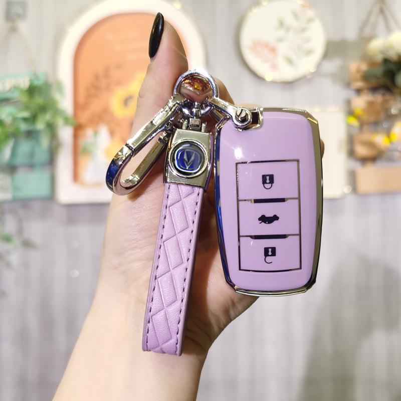 Changan Benben E-star Key Cover for Women - Compatible with CS75PLUS, Eado PLUS, CS55UNI-T, Oshan X5