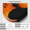 Protector Violin Chin Rest Pad Cushion Fiddle Soft Cotton Cover  4/4 Violin