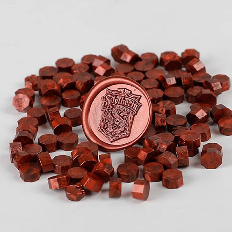 200 Pcs Wax Print Beads Wax Seal for Stamps Wax Lacquer for Seals Retro Sealing Gold Wedding Birthday Lacre for Card Making