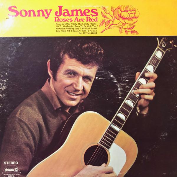 

LP Record SONNY JAMES - Roses Are Red JS6100 Pickwick/33 Rec 1971 US Folk Used