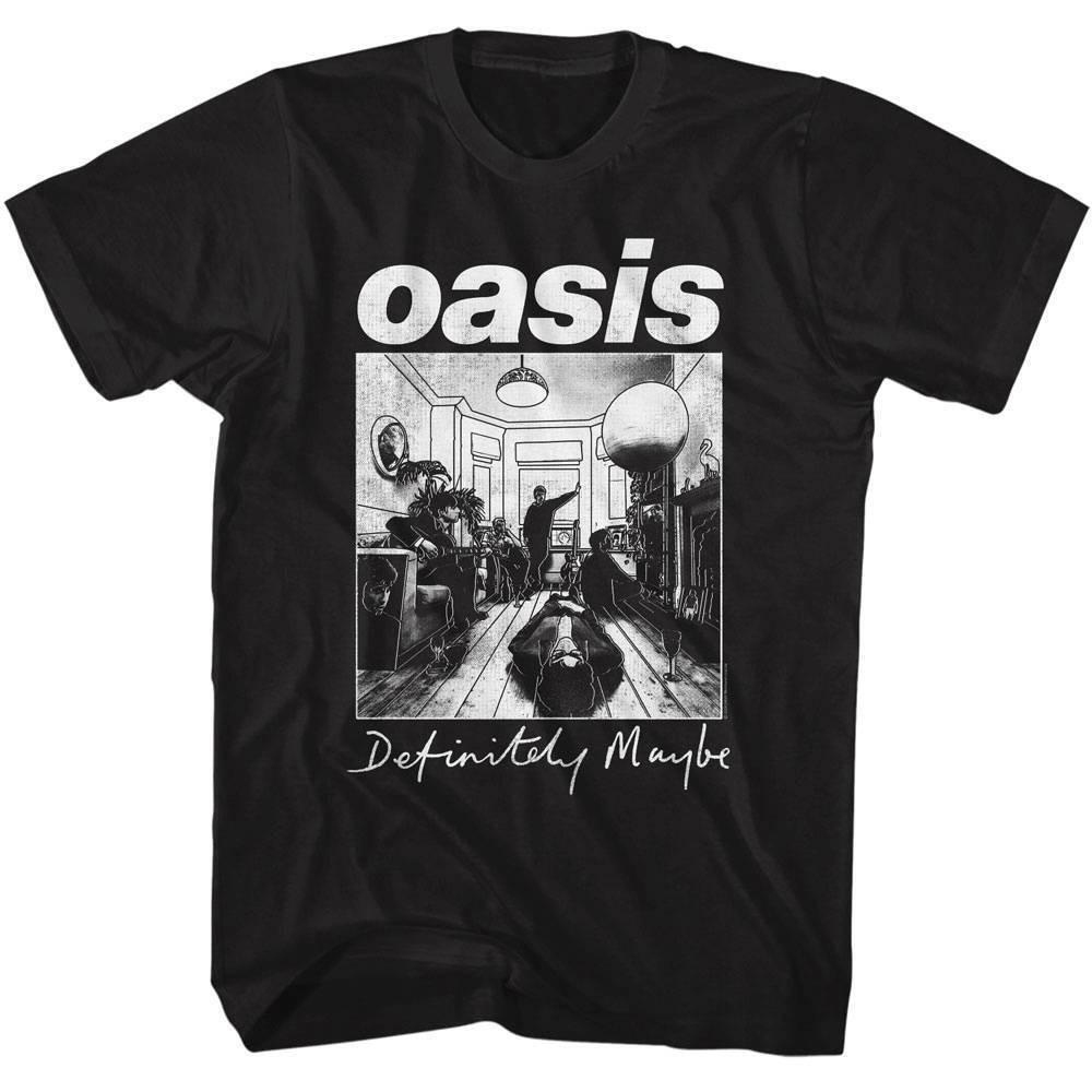 

Oasis Definitely Maybe BW Art Men s T Shirt 4XL
