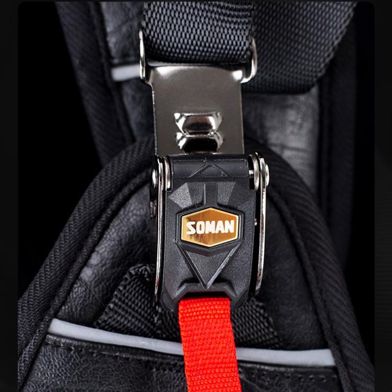 SOMAN Motorcycle Retro Helmet Half Helmets Summer Sunscreen Vintage Casco Para Moto German Style Black White Capacete For Harley