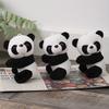 Small Plush Panda Toy With Short Plush Fabric For Childrens Gift And Play