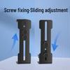 Adjustable GPU Support Riser Bracket with 12CM Fan Slot for Fish Tank Case