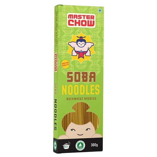 

Корисна локшина соба MasterChow | Виготовлена з 70% гречаного борошна та 30% цільнозернового борошна | Отримайте ресторанний смак всього за 10 хвилин | На 4-5 порцій 300GM