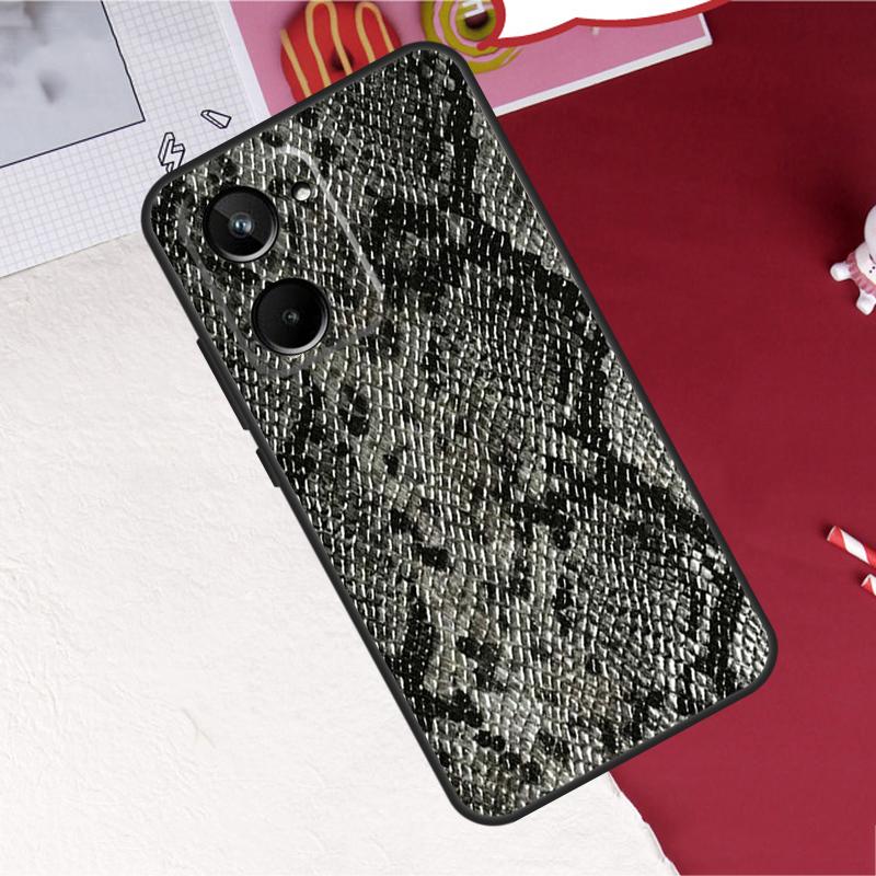 Snake Skin Print For Realme 15 Pro GT7 GT6 10 11 12 13 14 Pro Plus C55 C71 C75 C67 C63 C61 C53 C35 C65 Case