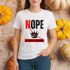 We The People No Kings In Liberal Shirt ProtestFunny Political Tee Rejecting King Democrat Shirt Simple Regular Short Sleeve