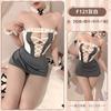 Lace-up Large Size Fat M Sex Lingerie Catwoman Cute Sexy Servant Sweet Maid Uniform Hollow Free 1