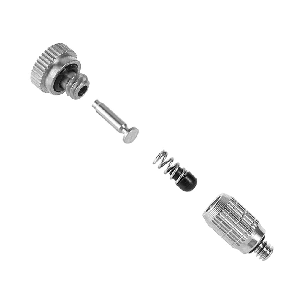 High Pressure Anti Drip Atomizing Nozzle Anti Drip Fog Sprayer Misting Nozzle Cooling Humidify Sprinkler 3/16" Thread 0.1~0.5mm