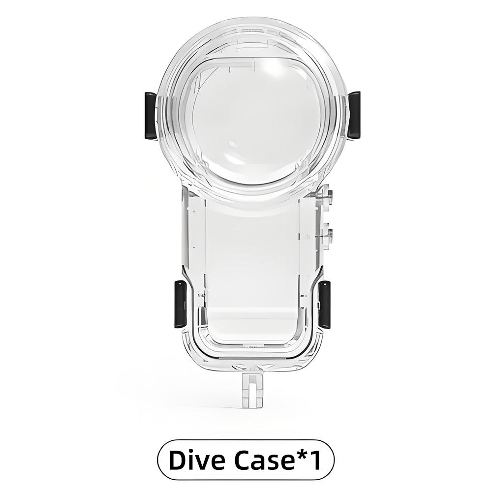Dive Case for Insta360 X5, 60m/197ft Waterproof Housing Cover Invisible Underwater Diving Shell for Insta 360 X5 Accessories