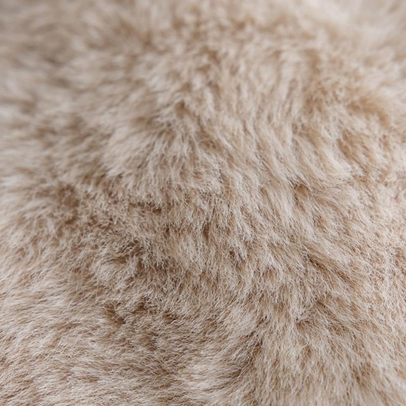 Weiche Kissenbezüge aus Kunstfell, 3D Weiche Plüsch-Kissenhülle aus Bubble-Samt zur Heimdekoration