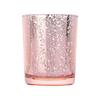 European-style Starry Sky Candle Cup Electroplated Colored Candle Glass Candlestick Cup Wedding Decoration Table Ornament