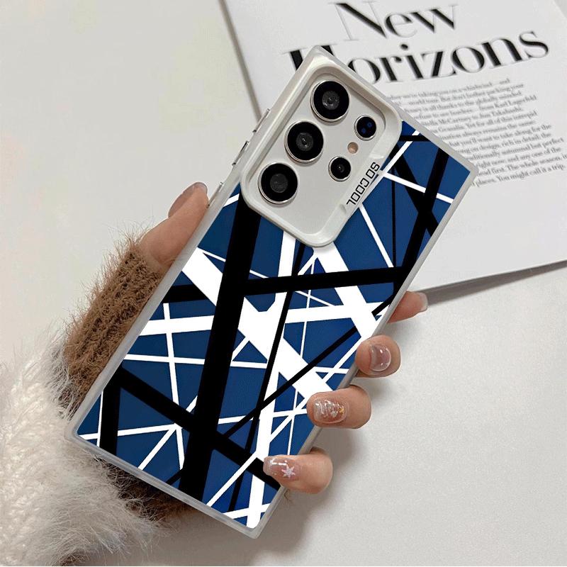 

Eddie Van Halen Graphic Guitar Soft Phone Case for Samsung Galaxy S24 S25 FE S26 Edge S23 Ultra S22 Plus S21 + Shockproof Cover Samsung S23