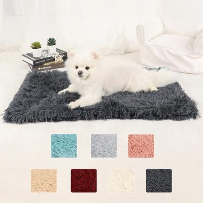 Hundedecke Haustierbett Warme Betten für Hunde Mittel Zubehör Hundehütte Kleine Katzen Großer Korb Waschbare Welpen Plüschmatte