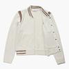 MunSingwear Women S Boucle varSity Jacket Ivory mq122lSj13
