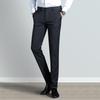 Men's Light Business Casual Slim Fit Vertical Striped Dress Pants - Spring/Summer Iron-Free Fashion Suit Pants