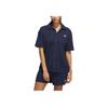 adidas Originals Solid Color Loose Fit Short Sleeve Shirt Unisex Shirts Night-Indigo JD5190