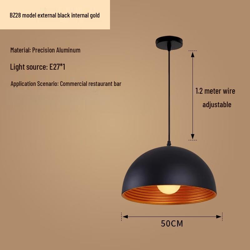 Ретро промышленный подвесной светильник