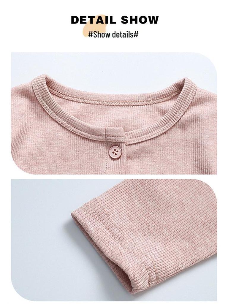 2025 Autumn Girls' Korean Style Three-Piece Set: Teddy Bear Cardigan, Knitted Sweater Vest, and Wide-Leg Pants