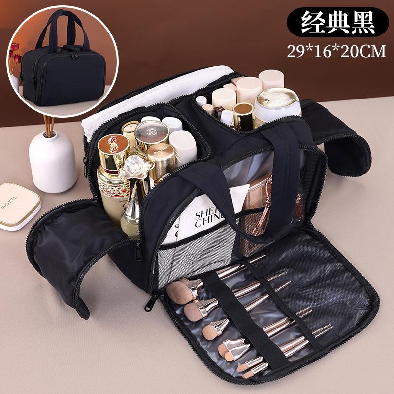 Cross Border Popular Large Multifunctional Makeup Bag With Partitioned Storage Capacity Portable Toiletry Going Out