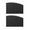 Universal Car Sun Shade Side Window Curtain UV Protection Auto Foldable Sun Visor Black Pure Cloth Blinds Cover for SUV Sedan