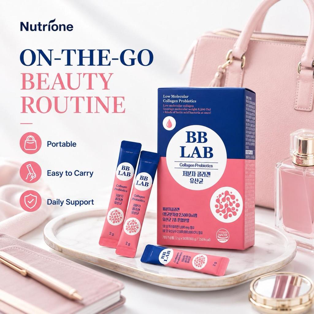 NUTRIONE BB LAB Kollagen Probiotika 2g 50 Sticks 1 KARTON
