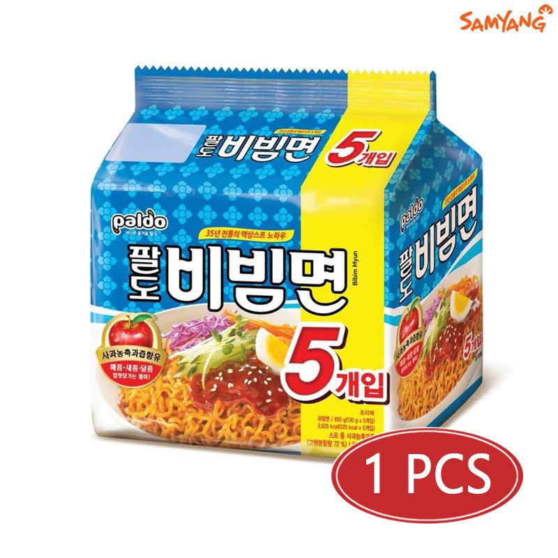Paldo Bibim Myun In Bag 130 г (5 упаковок) Любимый рамен BTS 1
