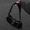 Spice Girl Ein-Schulter-Achseltasche Damen Schwarz Neuer Trend Lokomotiven-Tasche Hoher Sinn Vielseitige Messenger-Damen-Tasche