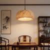 Zen Bamboo Art Pendant Lamp: Chinese, Japanese, Southeast Asian Style for Tea Rooms & B&Bs