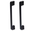 2pcs Cabinet Pulls Black Zinc Alloy Kitchen Drawer Handles with Screws for Drawer Wardrobe Cupboard Door