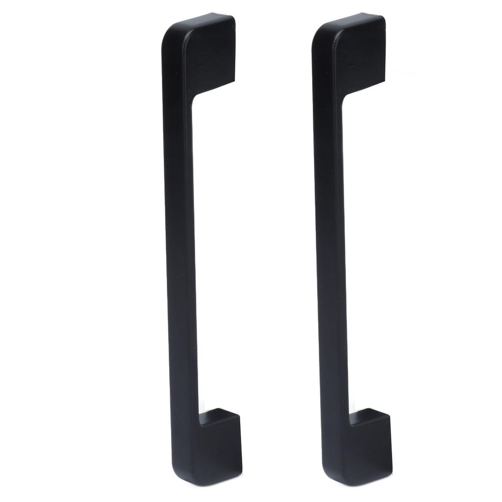 2pcs Cabinet Pulls Black Zinc Alloy Kitchen Drawer Handles with Screws for Drawer Wardrobe Cupboard Door