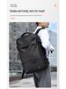 Men's Expandable Business Travel Backpack - Large Capacity & Multifunctional Vacuum Compression Design