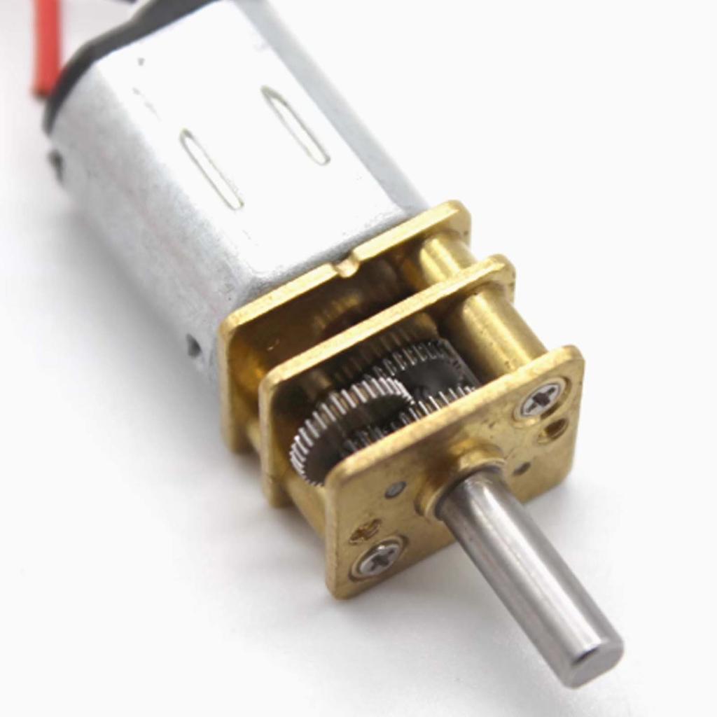 N20 Reducer Motor with XH Terminal Wire, 3-6V High Torque Micro Metal Geared Motor for Robotics, DIY Models