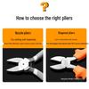 Diagonal Cutting Pliers for Sprue and Gundam Models, Industrial Grade Electrician's Nippers