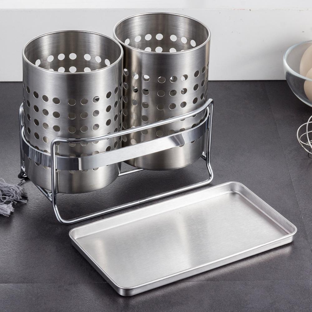 Rust-proof Cutlery Holder Well-ventilated Cutlery Basket Dinnerware Organizer  Kitchen Accessories