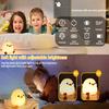 1Pc DoDo Duck Night Light, Cute Duck Lamp, Rechargeable Dimmable Nightlight, Silicone LED Bedside Lamp Nursery Touch-Sensitive